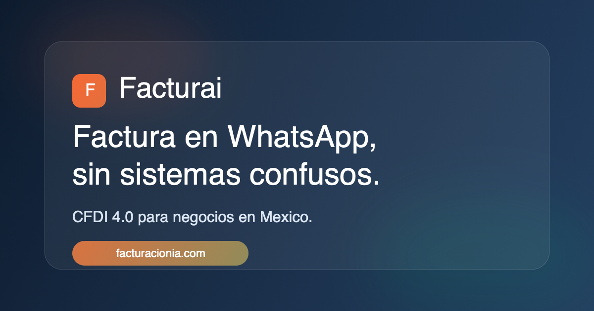 Vista previa del flujo de facturación por WhatsApp